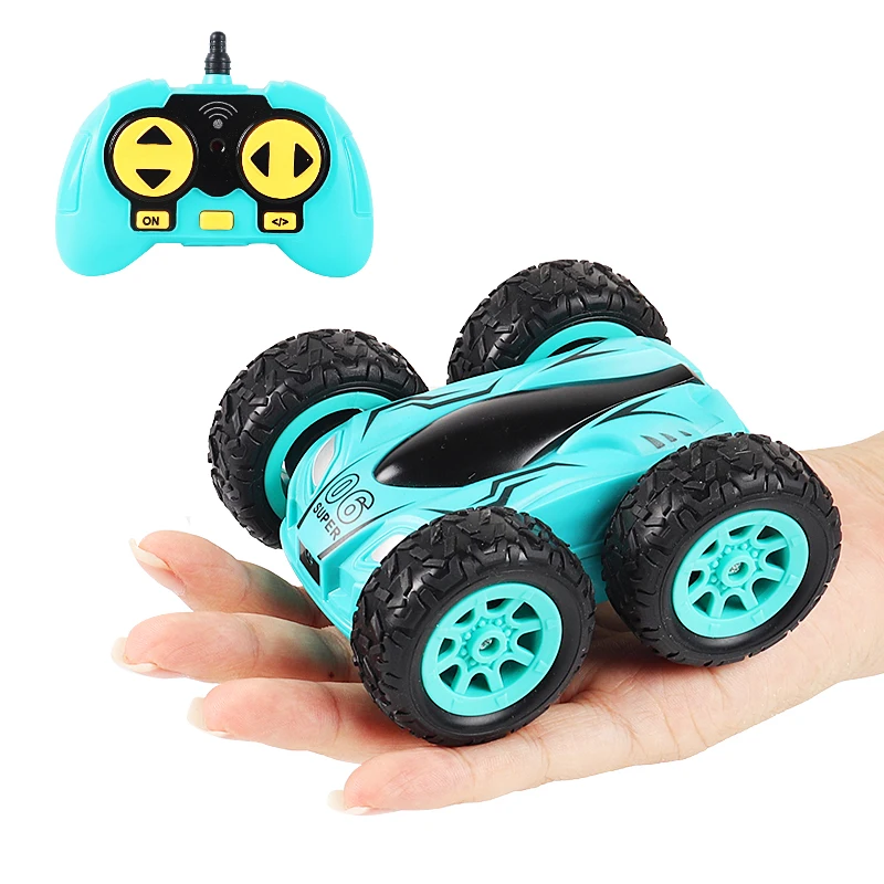 

3.7 inch RC Car 2.4G 4CH Double-sided bounce Drift Stunt Rock Crawler Roll 360 Degree Flip Remote Control Cars Kids Toys