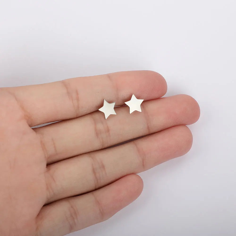 316L Stainless Steel Sun Star Meteor Stud Earring for Women - Perfect Gift for Parties - Elegant Jewelry Ear Studs image 4