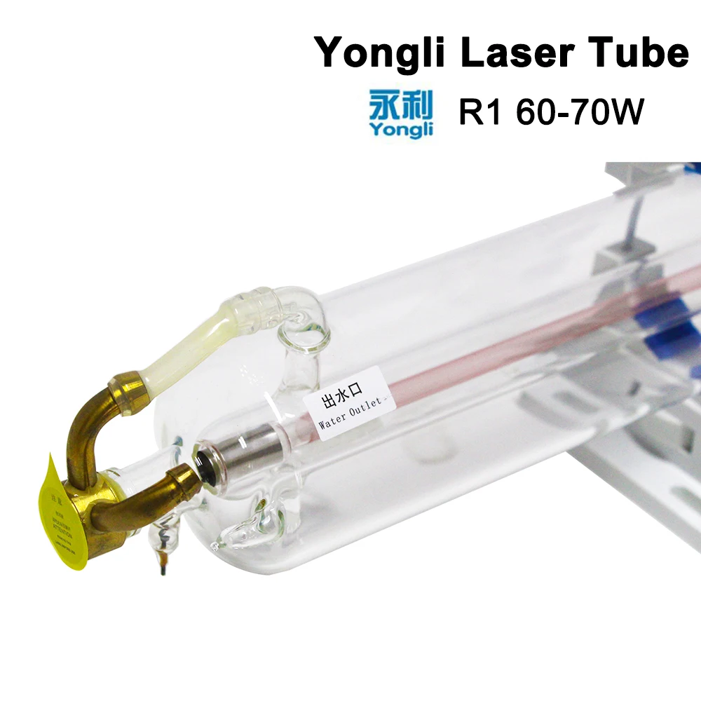 Yongli R1 60 Вт CO2 лазерная трубка деревянная коробка для чехла длина упаковки 1050