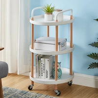 Layer Removable Storage Utility Rack Kitchen Foldable Drawer Rolling Trolley Cart Cabinet Vegetables Floor Shelf Basket Wheels