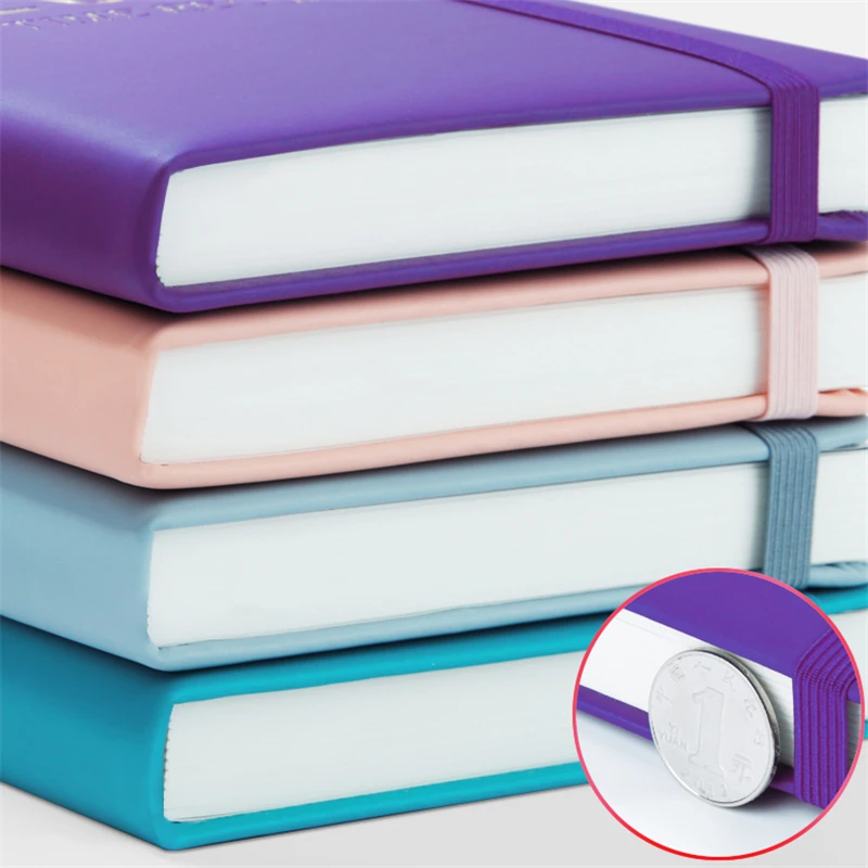 Кожаный ежедневник на 2020 планировщик Еженедельный и ежемесячный блокнот для