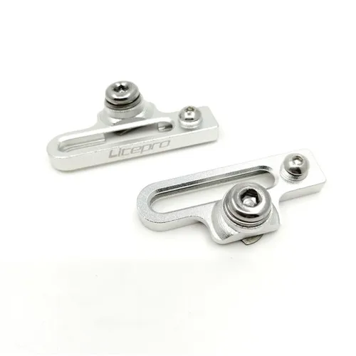 Silver 1Pair Litepro велосипед с Тип тормозной суппорт Продлить адаптер 406 451 20 дюймов складной тормозной суппорт для велосипеда тормозной рычаг расширение модификация тормоза - Color: Silver 1Pair