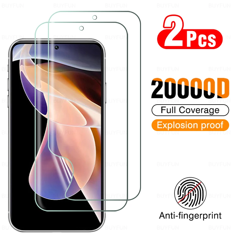 

2 шт. гидравлическая пленка полное покрытие для xiaomi Poco x4 nfc x3 NFC X3 pro GT xaiomi xiaiomi xami антицарапная защитная пленка без стекла