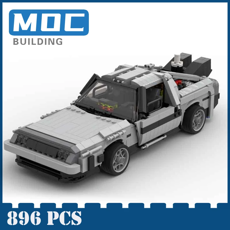 Фильм-автомобиль MOC строительные блоки Назад в будущее DeLorean Time Machine игрушка