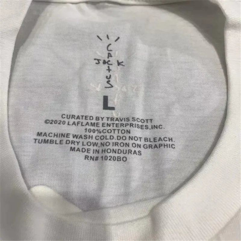 

2021ss Travis Scott Cactus Jack Jackboys T-Shirt Men Women Top Quality Astroworld T Shirt Mens Tees