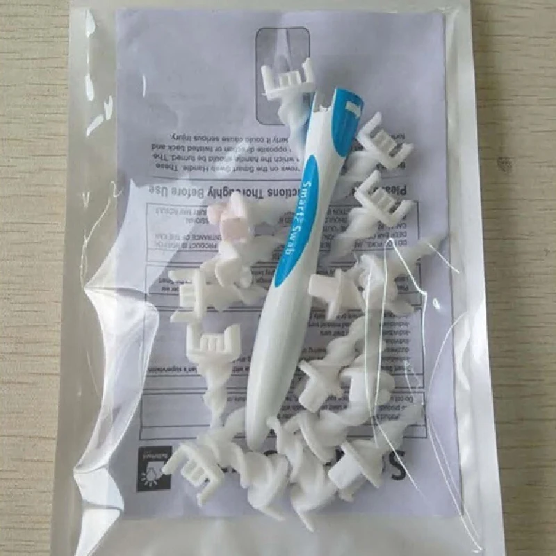

EarWax Cleaner Removal Easy Swab Soft Head Clean Ears Machine Spiral Soft Safe Earpick Tools Include 15PCS Replacement Heads