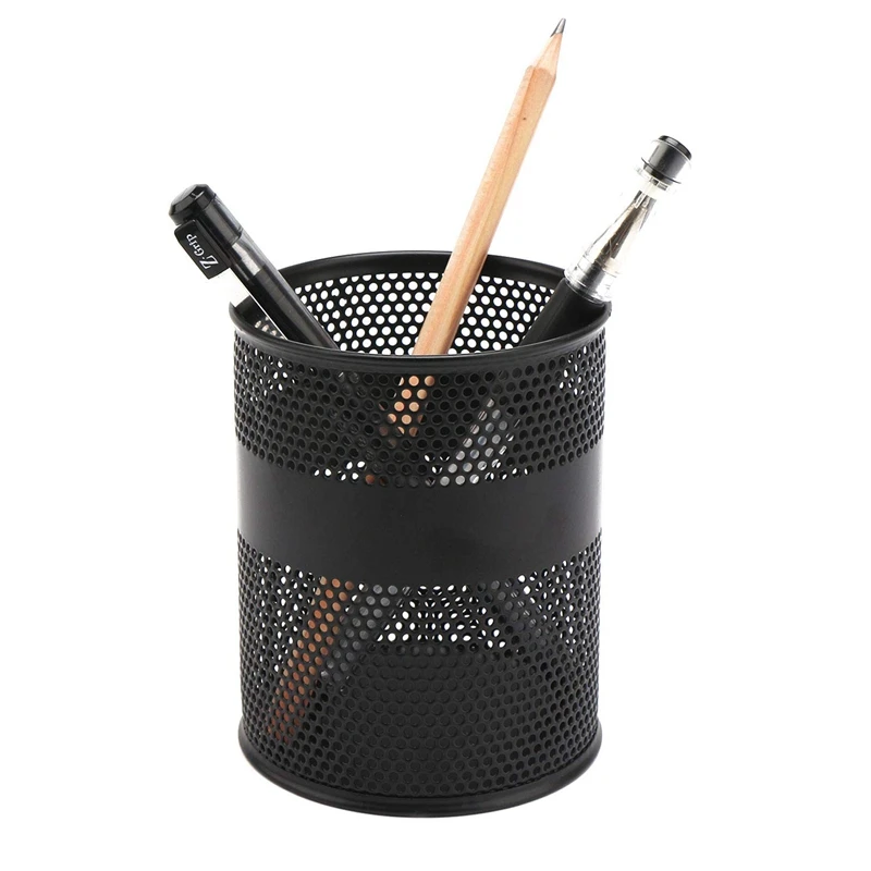 Чашки для ручек 6 упаковок черная сетка настольный карандаш ручка держатель