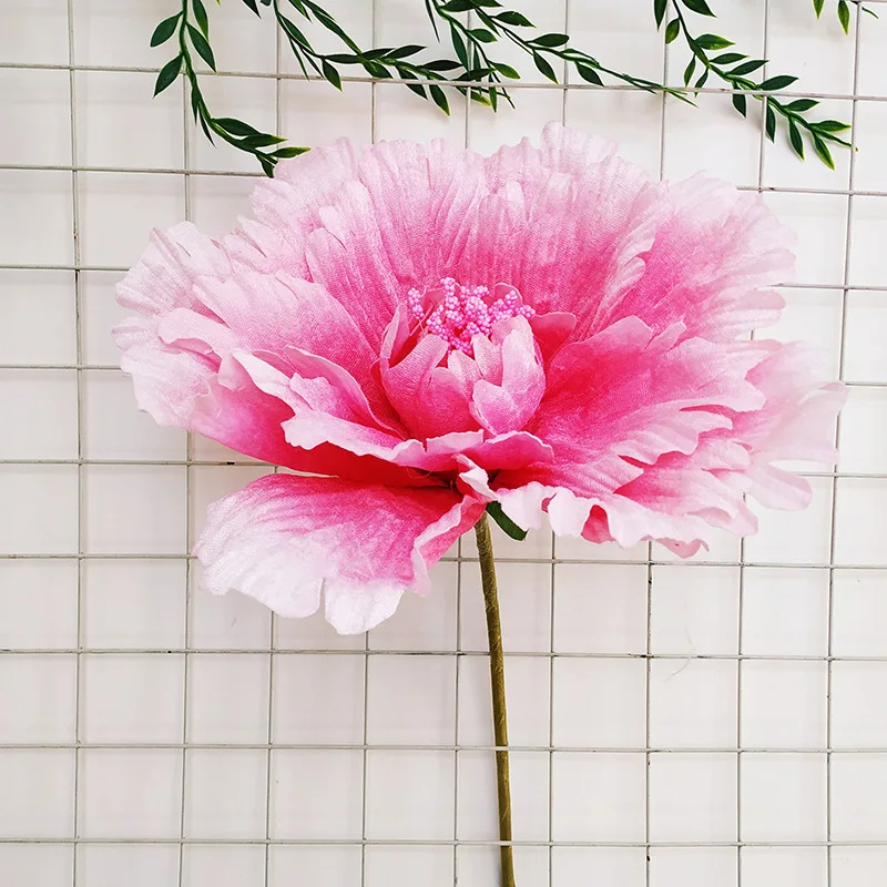 80 см искусственные большие цветы пиона головка Свадебный декор Арка фон для дома