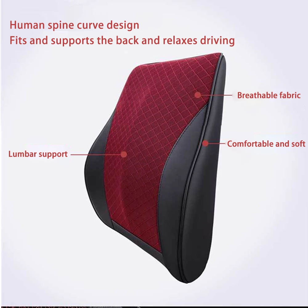 Автомобильная подушка для шеи большого размера поддержки поясницы наволочка