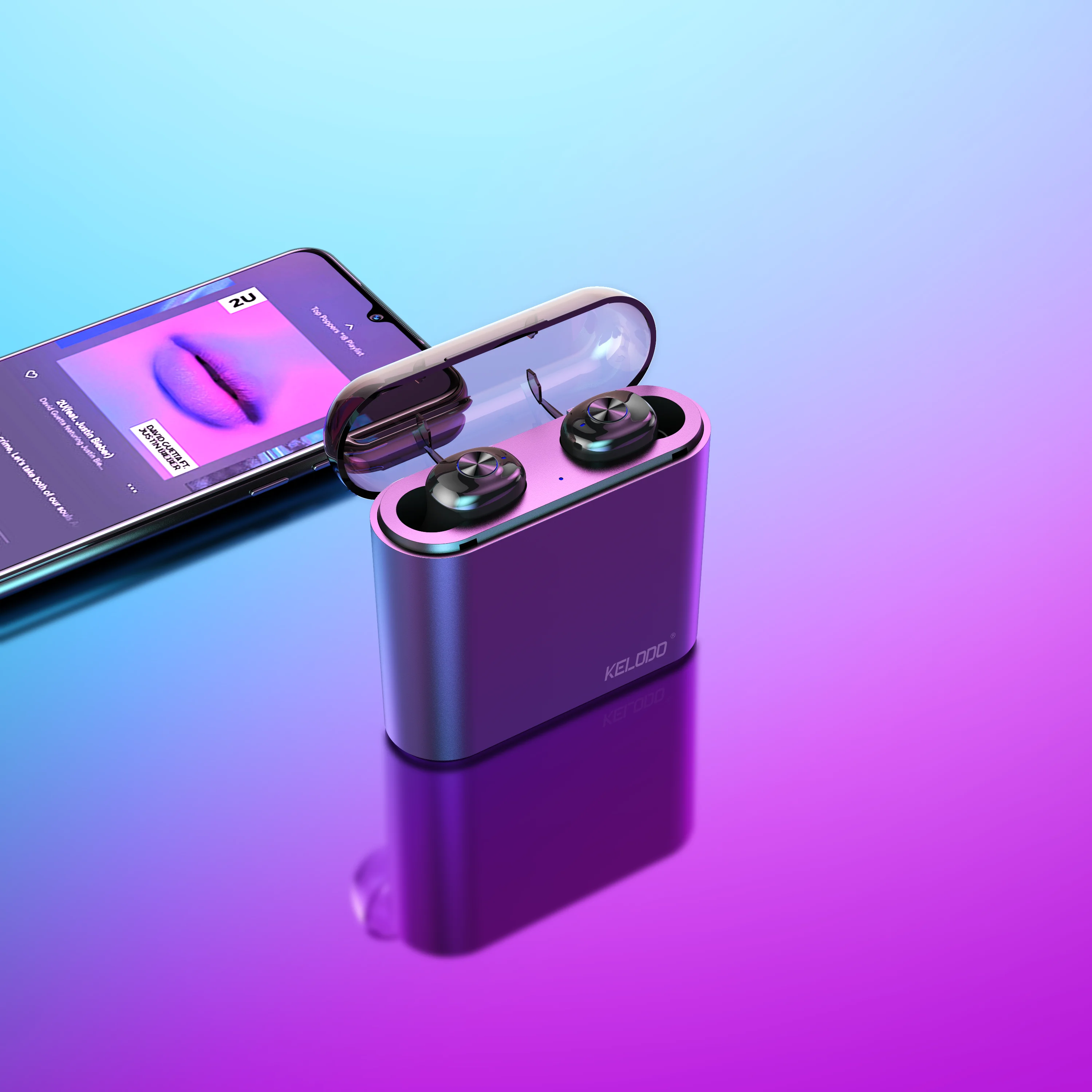 Kelodo S680 TWS IPX7 беспроводные наушники Blutooth Hi-Fi стерео звук шумоподавление Handsfree