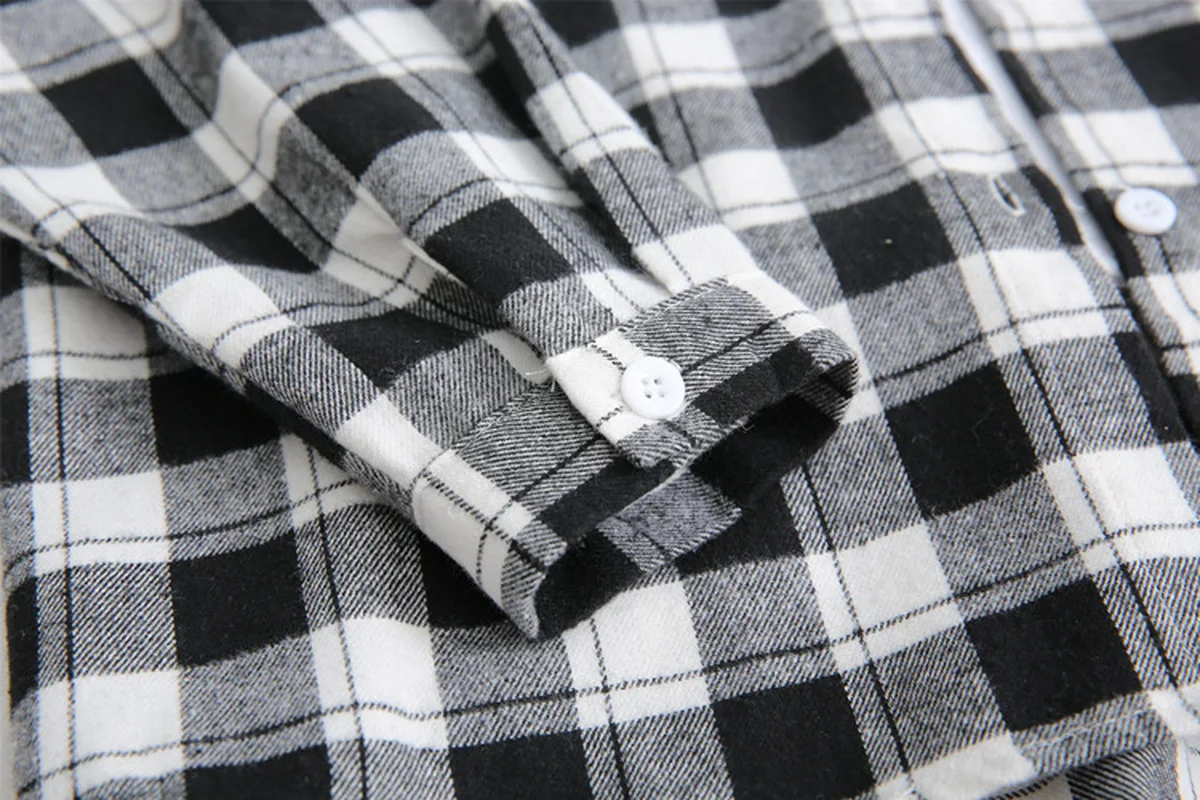 

2019 Autumn Chic Preppy Style Plaid Shirts Women Casual All Match Drop Shoulder Loose Blouses Student Streetwear Fashion Blusas