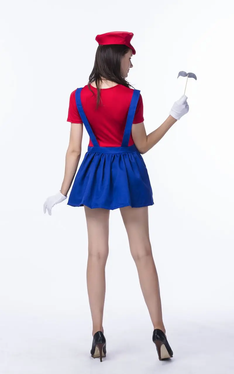 Костюм Аниме для косплея на Хэллоуин одежда родителей и детей ролевых игр Марио |