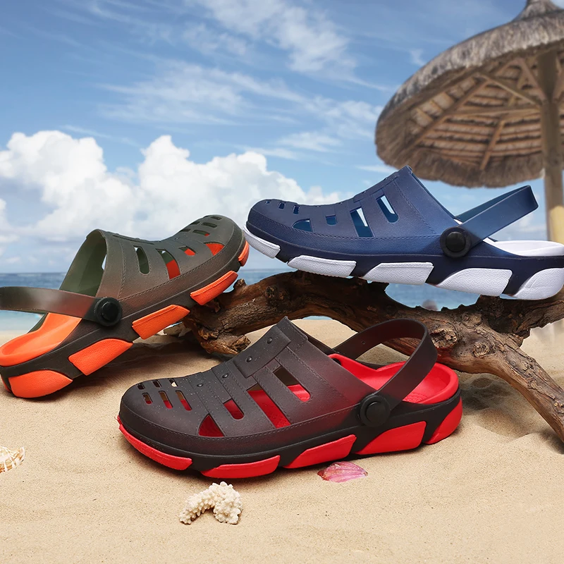 Мужские Пляжные шлепанцы для сада и пляжа Классические сандалии плавания