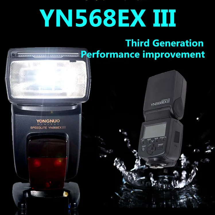 Светодиодная лампа для видеосъемки YONGNUO YN568EX III YN 568EX TTL Беспроводной HSS Вспышка