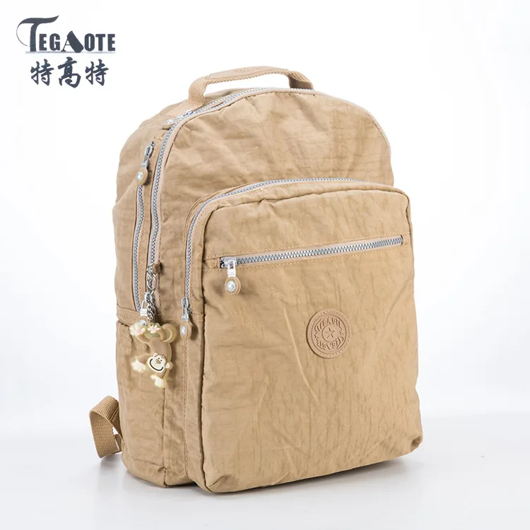 TEGAOTE, женский рюкзак для девочек-подростков, нейлоновые рюкзаки, Mochila Feminina, женский рюкзак для путешествий, школьный рюкзак, Sac A Dos - Цвет: 7