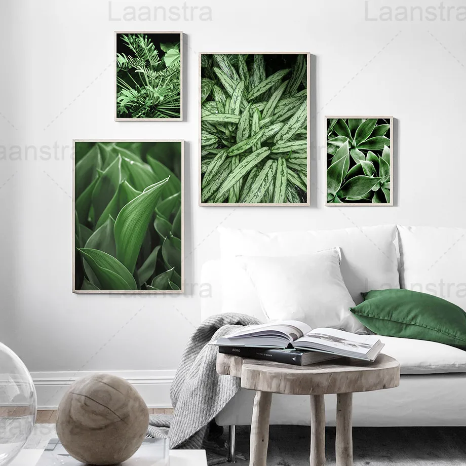 Зеленый домашние декоративные растения живопись Натуральный Свежий Гостиная