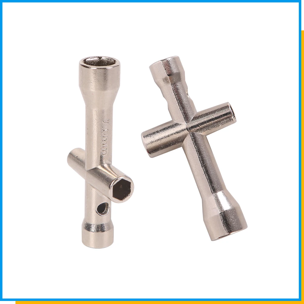 

E3D V6 Nozzle Mini Spanner M2 M2.5 M3 M4 Screw Nut Hexagonal Cross Wrench Sleeve socket Maintenance Model Car Wheel Tool