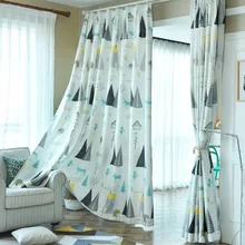 Blackout Curtains for the Kids Bedroom Kitchen Cartoon Tree Printed Living Room Window Treatment Curtain Custom Made Home Decora (1)