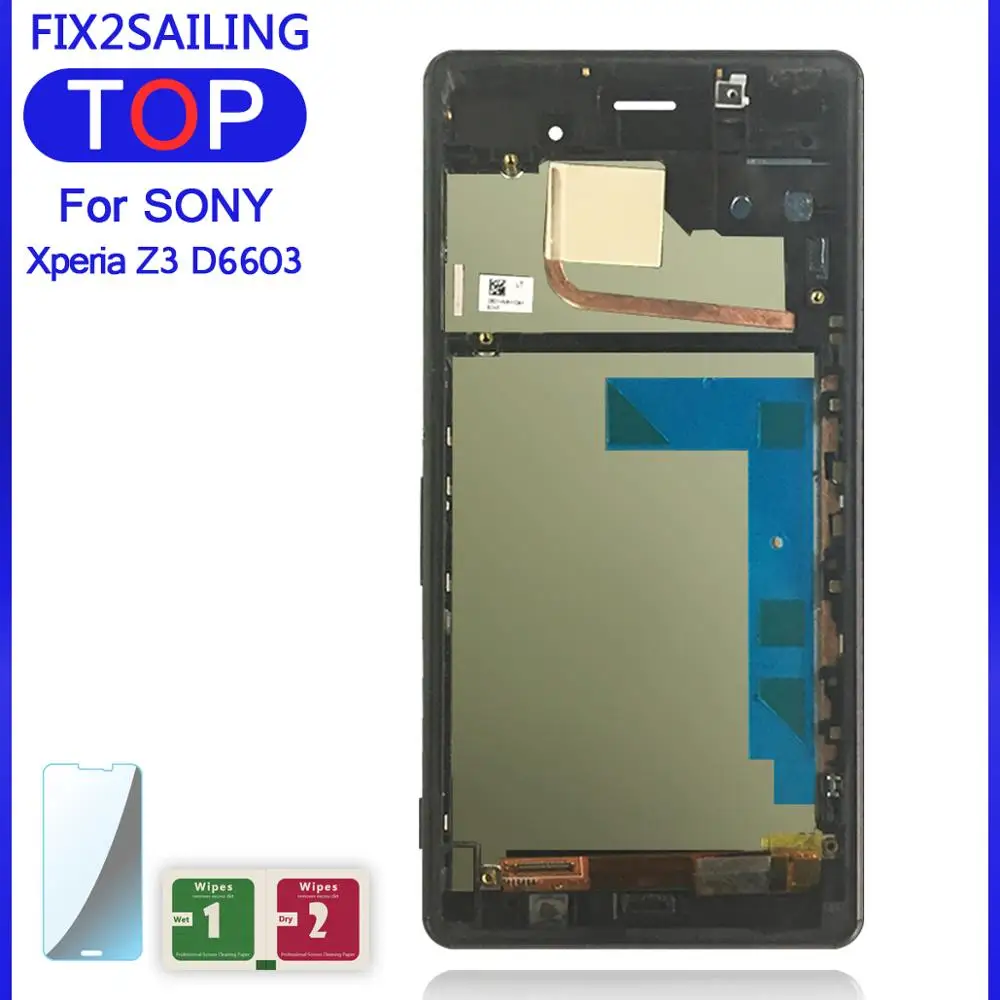 Для Sony Xperia Z3 D6603 D6633 D6643 D6653 5 2 &quot100% протестированный ЖК дисплей кодирующий