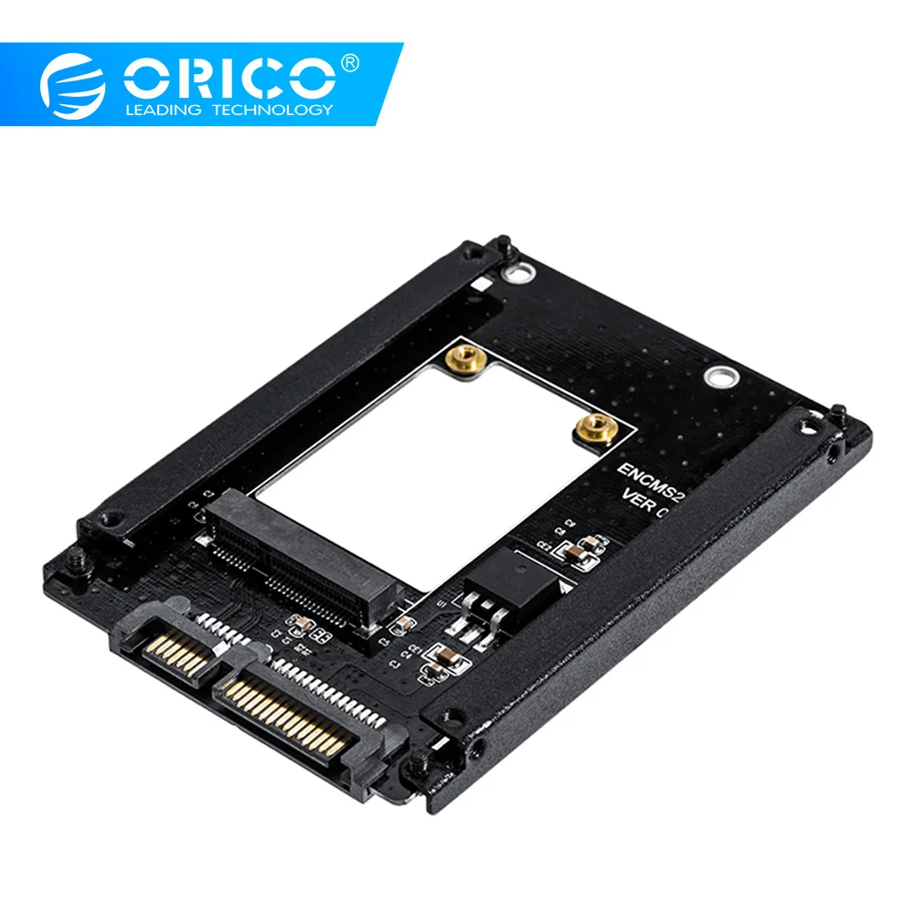 ORICO mSATA до 2,5 дюймов SATA 22PIN адаптер SSD адаптер карта полная высота размер поддерживается mSATA для SATA3 SSD для 25X30 mSATA SSD