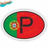 high quality motorcycle personality p portugal country code accessories car sticker decal