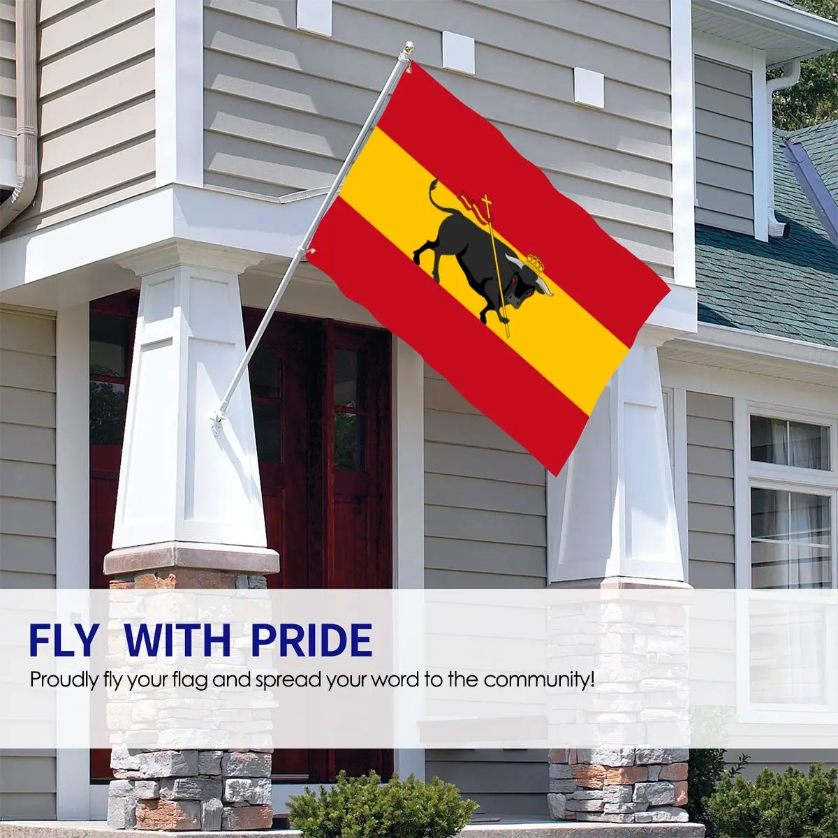 Флаг быка Испании 90x150 см 2021 |