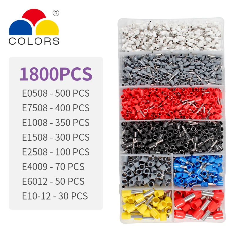 Обжимные клещи саморегулирующиеся Щипцы с набором обжимных клемм для кабеля