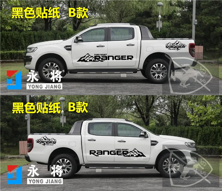 Car sticker FOR Ford Ranger car sticker pull flower pickup decoration modified Ranger off-road sticker decal