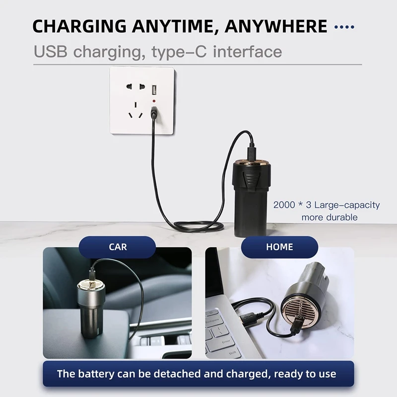 Barato YANTU-Inflador De Neumáticos Eléctrico Portátil Para Coches, Compresor De Aire Con Pantalla Digital De 150 PSI, Apagado Automático, 120W