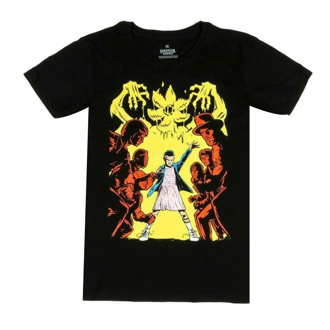 Новинка футболка с надписью очень странные дела эксклюзивная Официальная Netflix