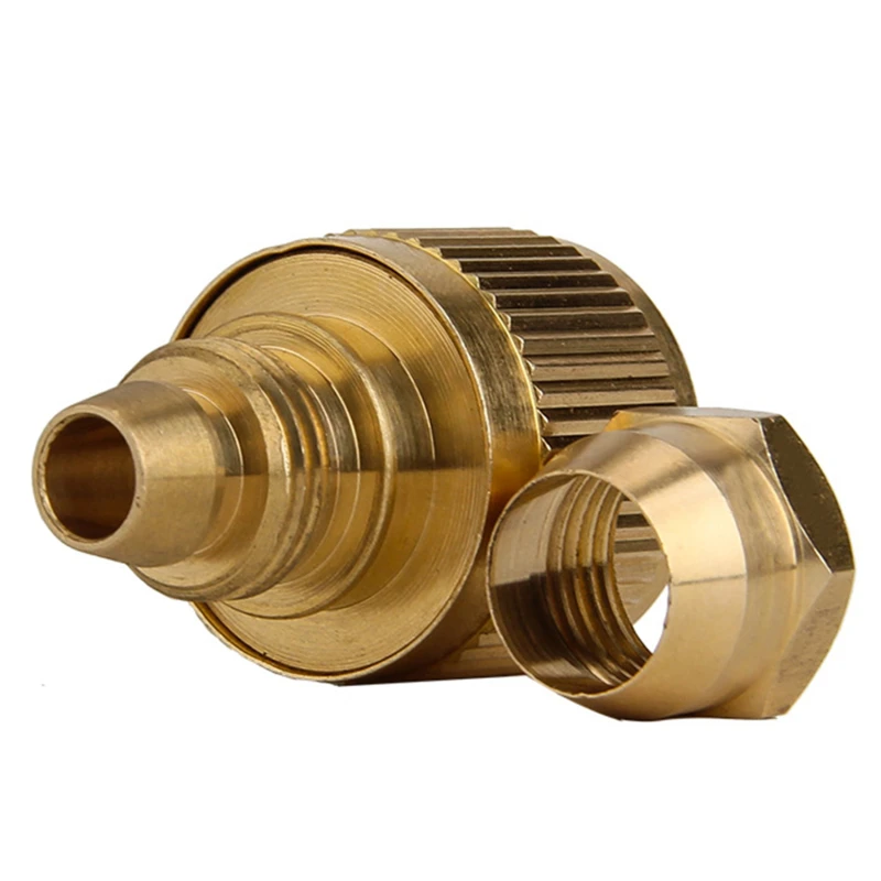 1 шт. латунный кран для быстрого соединения 3/8 &quotшланговый замок Гайка полива и