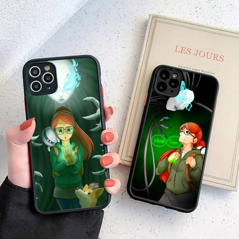 

Infinity Train cartoon Phone Case matte transparent For iphone 7 8 11 12 plus mini x xs xr pro max cover