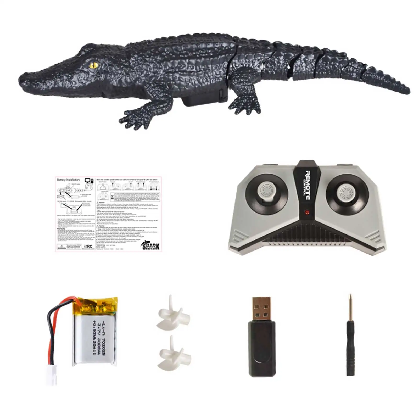 

Mini RC Crocodile Boat Toy Remote Control Underwater Toy Realistic Animal Toys Racing Boat Toy Gift For Children Boys
