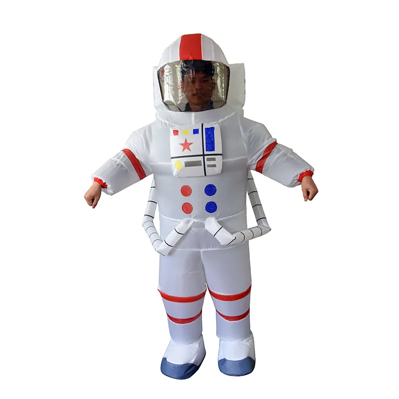 

Aerospace Spaceman Astronaut Inflatable Costume Woman Men Mascot Party Cartoon Doll Halloween Cosplay Costume Dress Up Clothes