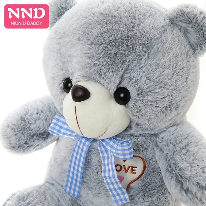 Папа Niuniu новый милый плюшевый мишка с лентой I Love You мягкий медведь куклы игрушки