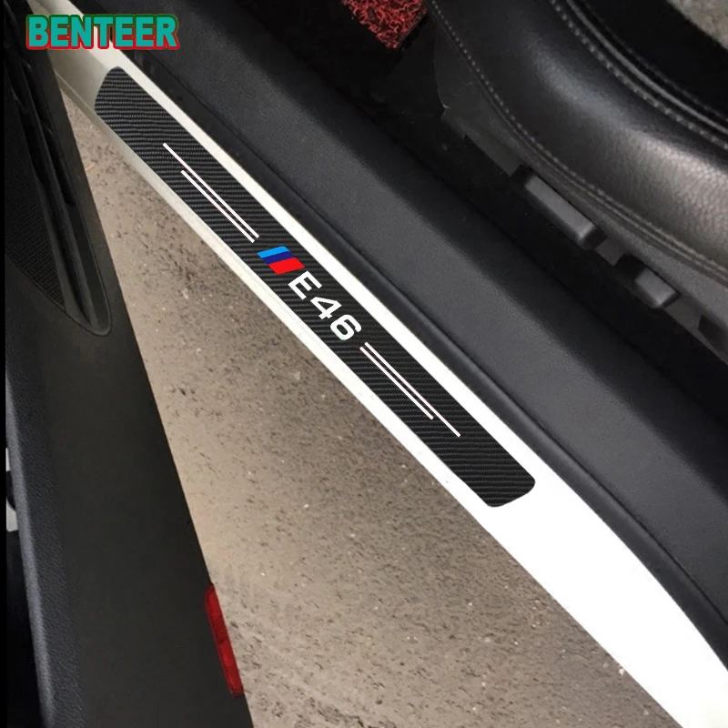 4 шт. /// эффективная Автомобильная дверная наклейка для BMW E30 E34 E36 E39 E46 E53 E60 E70 E71 E85 E87