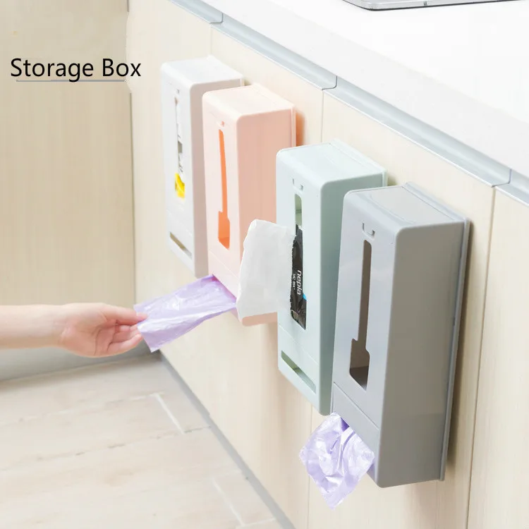 

Кухонные мешки для мусора, органайзер для хранения, настенный ящик для хранения, экологически чистые многофункциональные мешки для мусора, ...