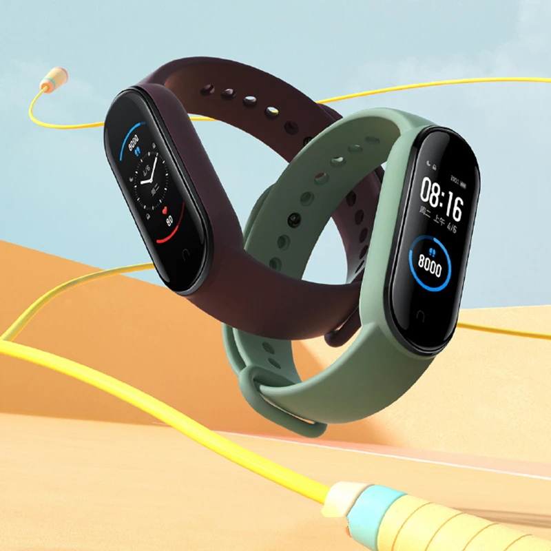 Xiaomi MI BAND 5 Глобальная версия Miband Браслет Спорт Смарт браслет NFC Часы