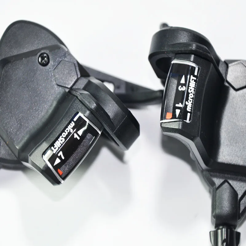MicroSHIFT TS38-7 Thumb-tap shifter 3x7 скорость велосипед MTB переключатель для shimano sram 7 скоростей