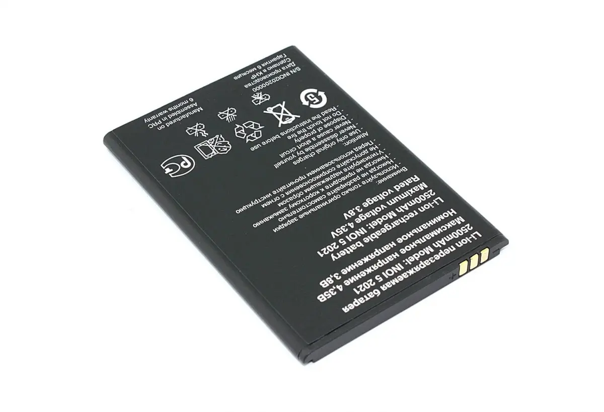 Аккумулятор для INOI 5 2021 2500mAh 3.8V | Мобильные телефоны и аксессуары