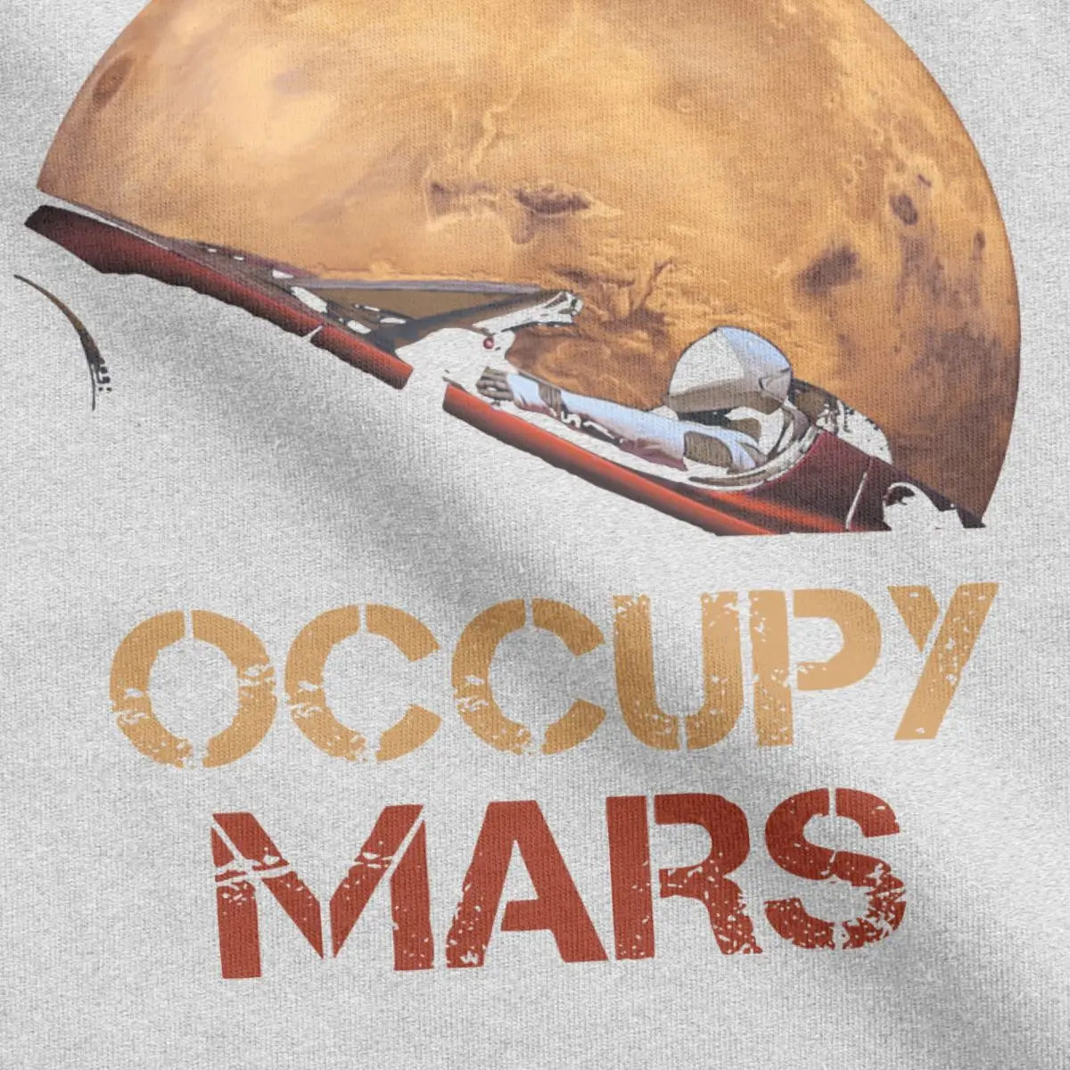 Футболка мужская с коротким рукавом 100% хлопок принтом астронавта - купить по