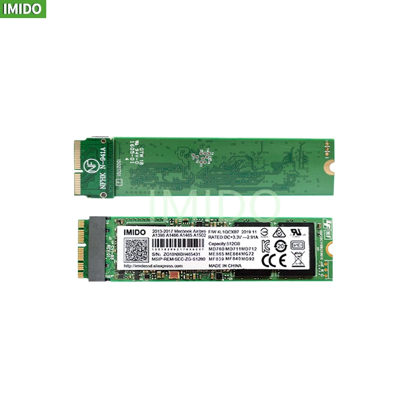 Новый твердотельный накопитель 1 ТБ для Macbook Air 2013 2014 2015 A1465 A1466 imac PRO A1502 A1398 mini |