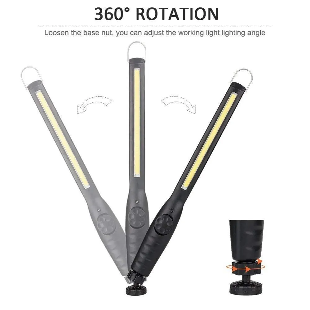 2Pcs Workshop Torch Rechargeable LED Work Light Hanging Lamp Car Repair Camping Lights Outdoor Lighting | Лампы и освещение