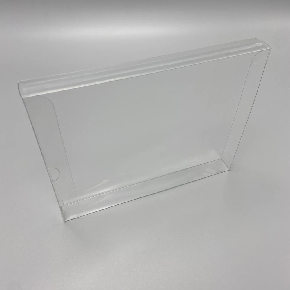 

Clear Transparent PET protection box For Wii game storage collection Display box