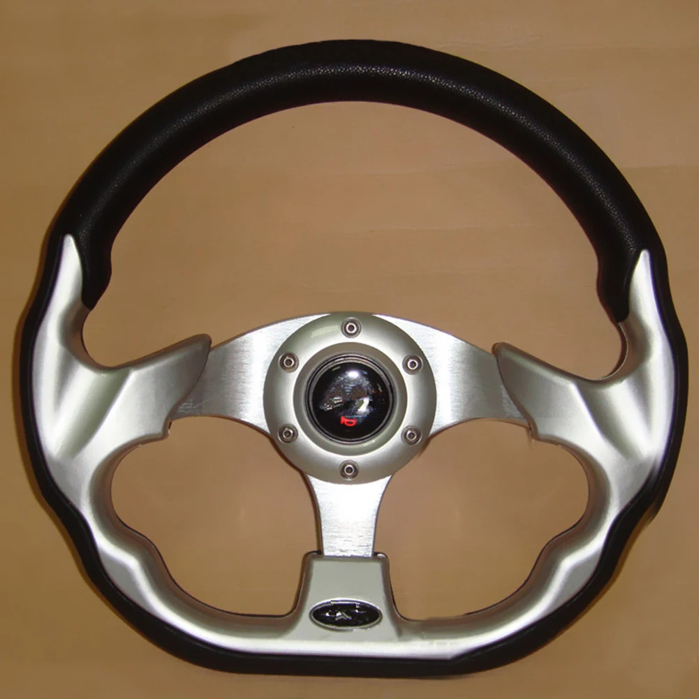 320 мм металлический Искусственная кожа рулевого колеса автомобиля модификация 6