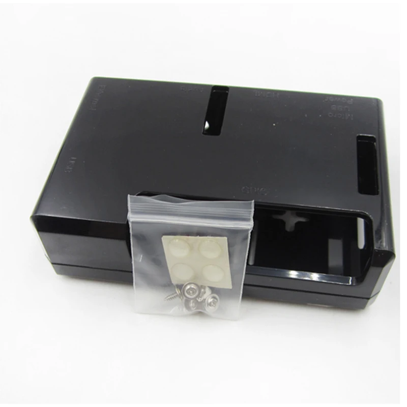 Новый черный чехол для Raspberry Pi 3 Model B прозрачный от SB componments Black|Модули умного дома| |