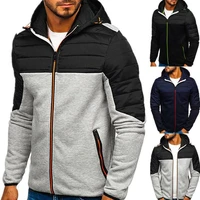 mens warm hoodies fleece hooded jacket coat sweatshirt winter sportwear clothes