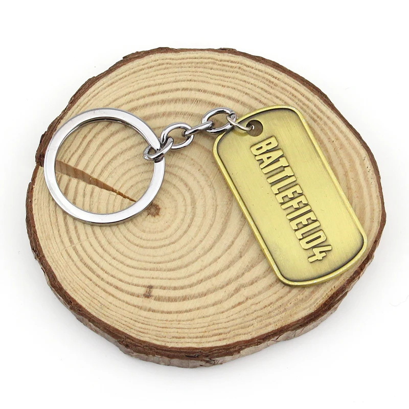 2019 Мужская мода BF4 поле боя 4 бирка для собаки брелок из цинкового сплава