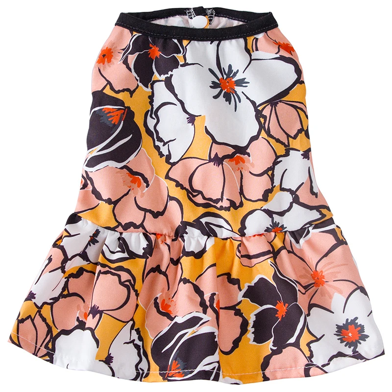 

Summer Dog Clothes Dog Dress Small Floral Princess Dog Dress For Dogs Skirt Summer Princess Dog Wedding Dresses Dog Fancy Dress
