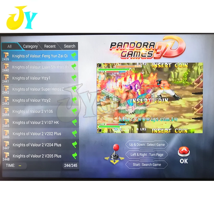 3D Pandora игра 2448 в 1 аркадная консоль семейная версия HDMI VGA выход на ЖК-дисплей с 10 3D игры английский/Корейский/испанский